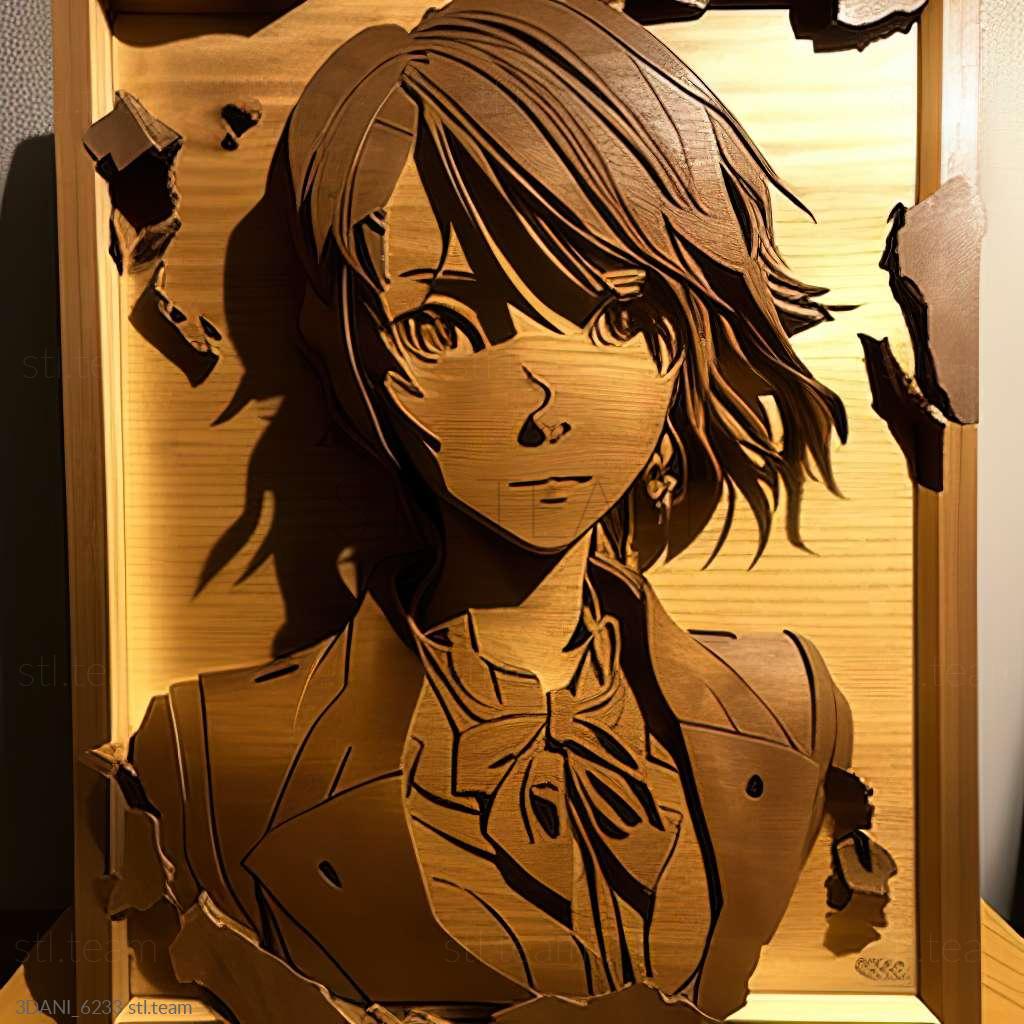 Кана Ханадзава из Bungo Stray Dogs, Аниме 3D модель для ЧПУ: STL / MAX (obj)